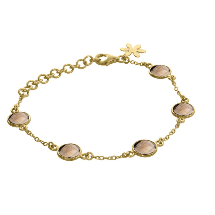 Jewellery gold plated silver bracelet, style number: 975-2-108